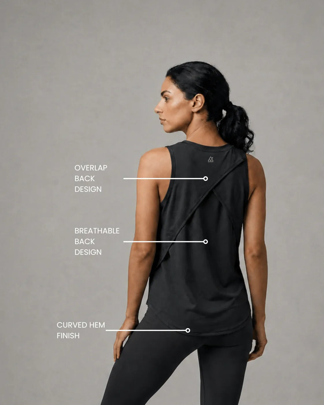 Black Feather Trion™ Performance Tank Top
