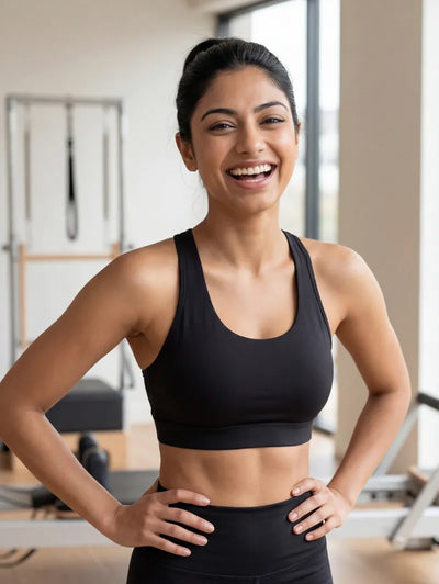 Bloom High Coverage Mesh Sports Bra