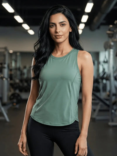 Green Feather Trion™ Performance Tank Top