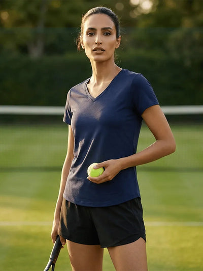 Pure Fit Bamboo Cotton V-Neck T-Shirt